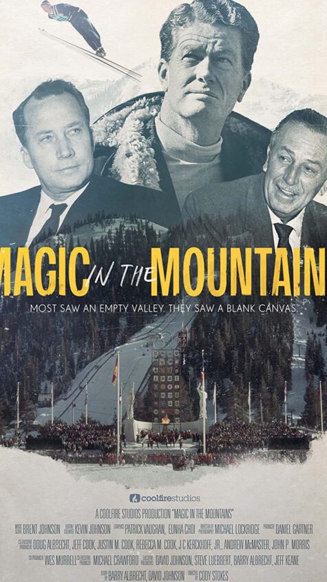 A poster for the "Magic in the Mountains" documentary.